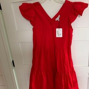 Gibson Latimer Vibrant Red Kids Dress